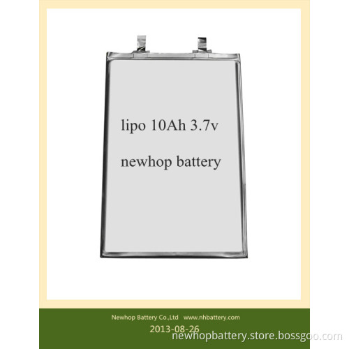 Lithium Polymer Battery Cell 3.7V 10ah for Golf Car Battery